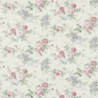Rosamund Fabric - Cream/Lilac