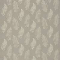 Fern Embroidery Fabric - Pebble