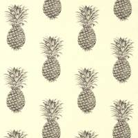 Pineapple Royale Fabric - Graphite/Linen