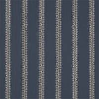 Burnett Stripe Fabric - Indigo