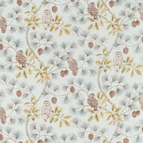 Sanderson Elysian Fabrics Owlswick Fabric - Whitstable Blue - DYSI226526 - Image 1