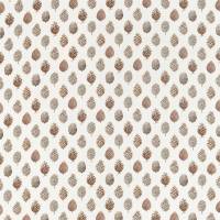Pine Cones Fabric - Briarwood/Cream