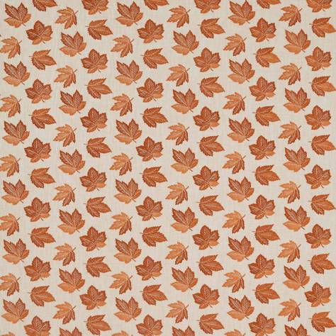 Sanderson Elysian Fabrics Flannery Fabric - Russet - DYSI236728