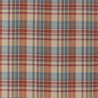 Bryndle Check Fabric - Russet/Amber