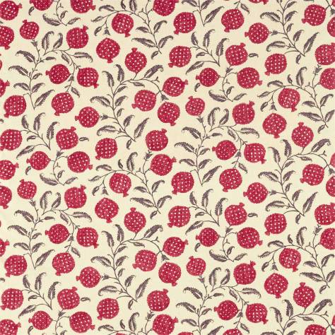 Sanderson Caspian Prints and Embroideries Anaar Fabric - Tyrian Cherry - DCEF226626