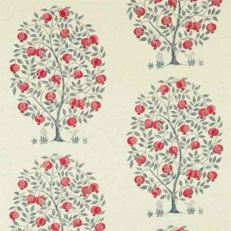 Sanderson Caspian Prints and Embroideries Anaar Tree Fabric - Blueberry - DCEF226629 - Image 1