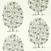 Anaar Tree Fabric - Charcoal