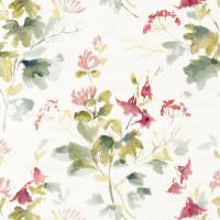 Honey Flowers Fabric - Fuchsia / Rose