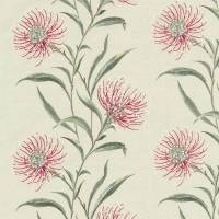 Catherinae Embroidery Fabric - Fuchsia