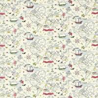 Treasure Map Fabric - Vanilla