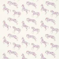 Pretty Ponies Fabric - Pink/Sky