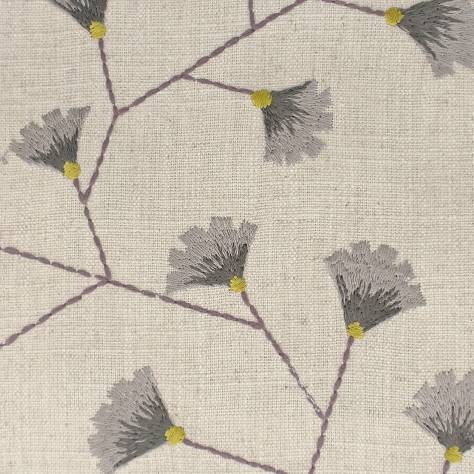 Sanderson Home Maida Fabrics Gingko Trail Fabric - Fig/Olive - DSCA235887