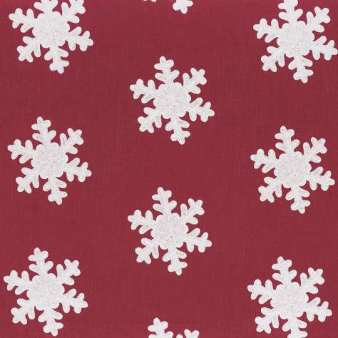 Camengo Winter Fabrics Neige Fabric - Rouge - 44420472