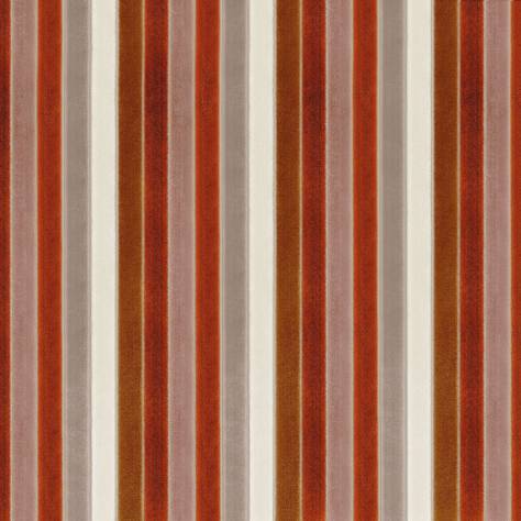 Camengo Divine Fabrics Rime Fabric - Terracotta - 46680474 - Image 1