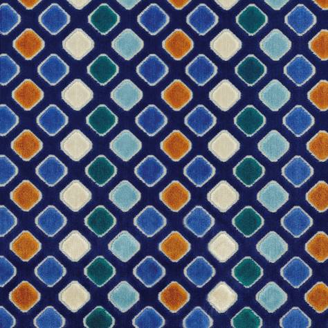 Camengo Divine Fabrics Epopee Fabric - Indigo - 46700126 - Image 1