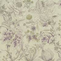 Sissinghurst Fabric - Heather/Olive