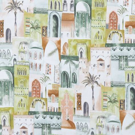 Clarke & Clarke Prince of Persia Fabrics Marrakech Fabric - Apple - F1368/01