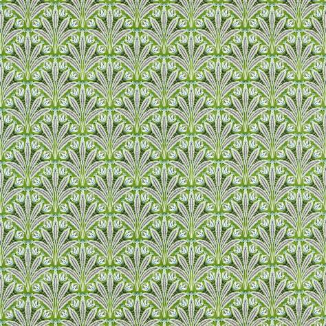 Clarke & Clarke Secret Garden Fabrics Attingham Fabric - Cobalt/Green - F1734/01