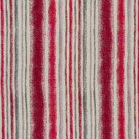 Garda Stripe Fabric - Cherry