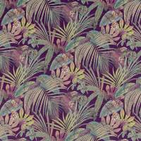 Hutan Palm Fabric - Plum