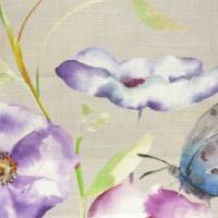 Farfalla Fabric - Plum