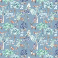 Woodland Adventures Fabric - Denim