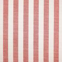 Almora Stripe Fabric - Red/Natural