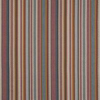 Cabrera Stripe Fabric - Red/Blue