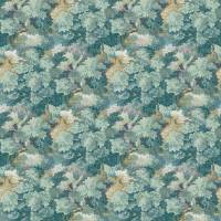 English Oak Fabric - Teal