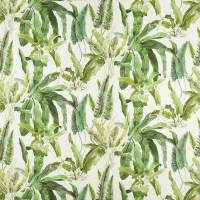 Benmore Fabric - Green / Ivory