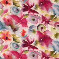 Flores Fabric - Fuchsia/Zest/Azure