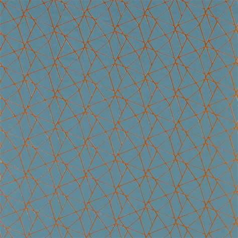Harlequin Momentum 9 Fabrics Zola Fabric - Topaz/Mandarin - HMNI132838 - Image 1