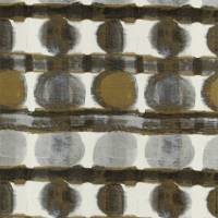 Delphis Fabric - Charcoal / Gold
