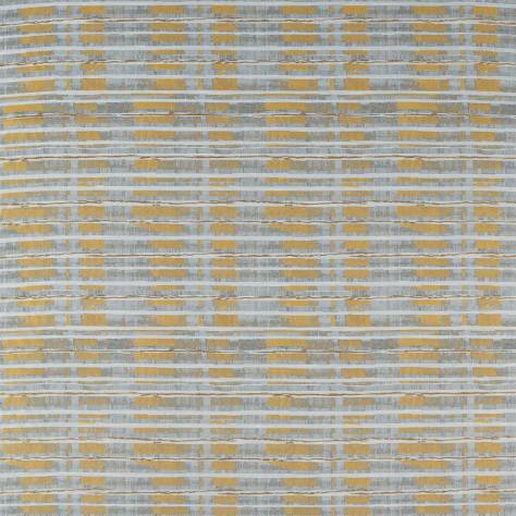 Harlequin Atelier Fabrics Malwa Fabric - Gold / Slate - HATL132882 - Image 1