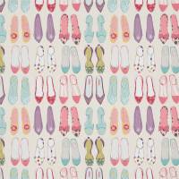 World At Your Feet Fabric - Pebble / Blossom / Sky