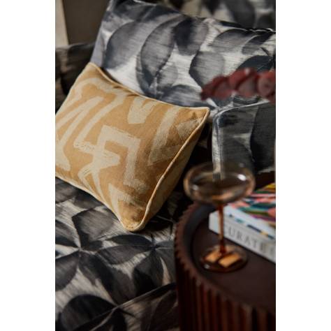 Harlequin Colour 4 Fabrics Izumi Fabric - Shiitake/Brazilian Rosewood - HC4F133920 - Image 3