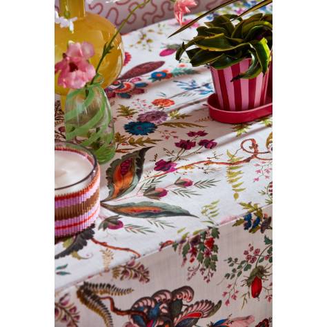 Harlequin Harlequin x Sophie Robinson Fabrics Wonderland Floral Fabric - Spinel/Peridot/Pearl - HSRF121181