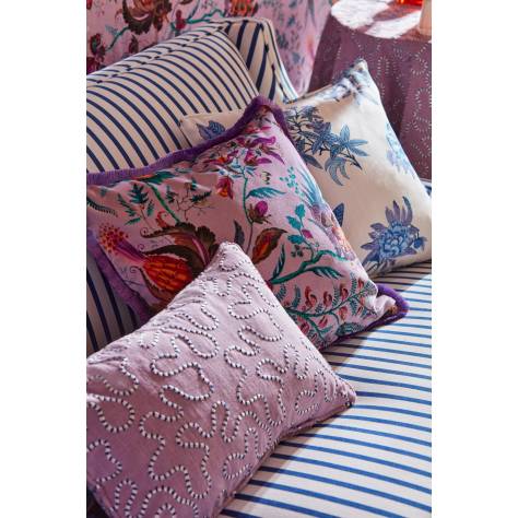 Harlequin Harlequin x Sophie Robinson Fabrics Wonderland Floral Fabric - Amethyst/Lapis/Ruby - HSRF121182 - Image 2