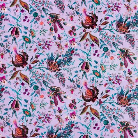 Harlequin Harlequin x Sophie Robinson Fabrics Wonderland Floral Fabric - Amethyst/Lapis/Ruby - HSRF121182 - Image 1
