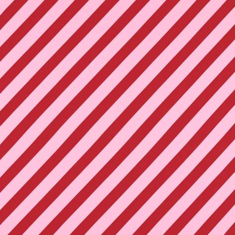 Harlequin Harlequin x Sophie Robinson Fabrics Paper Straw Stripe Fabric - Ruby/Rose - HSRF133990 - Image 1