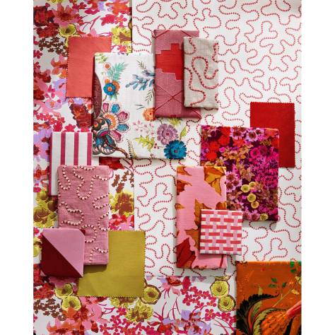 Harlequin Harlequin x Sophie Robinson Fabrics Wiggle Fabric - Rose Quartz/Ruby - HSRF134000