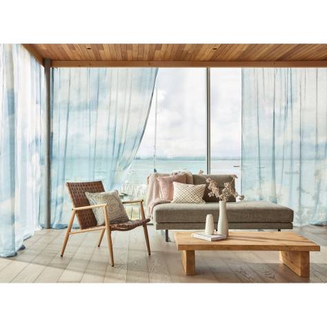 Harlequin Sheers 1 Melodic Sheer Fabric - Chalk/Parchment - HCOL133940