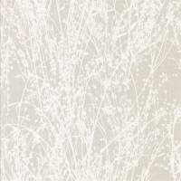 Meadow Canvas Wallpaper - White/Grey