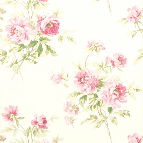 Sanderson Caverley Wallpapers Adele Wallpaper - Rose/Cream - DCAVAD101
