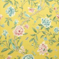 Porcelain Garden Wallpaper - Rose/Linden