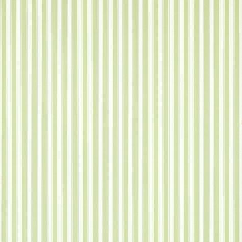 Sanderson Caverley Wallpapers New Tiger Stripe Wallpaper - Leaf Green/Ivory - DCAVTP103