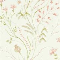 Summer Harvest Wallpaper - Claret/Olive