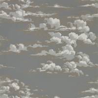 Silvi Clouds Wallpaper - Taupe Grey