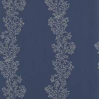 Sparkle Coral Wallpaper - Silver/Indigo