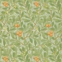 Arbutus Wallpaper - Green/Terracotta